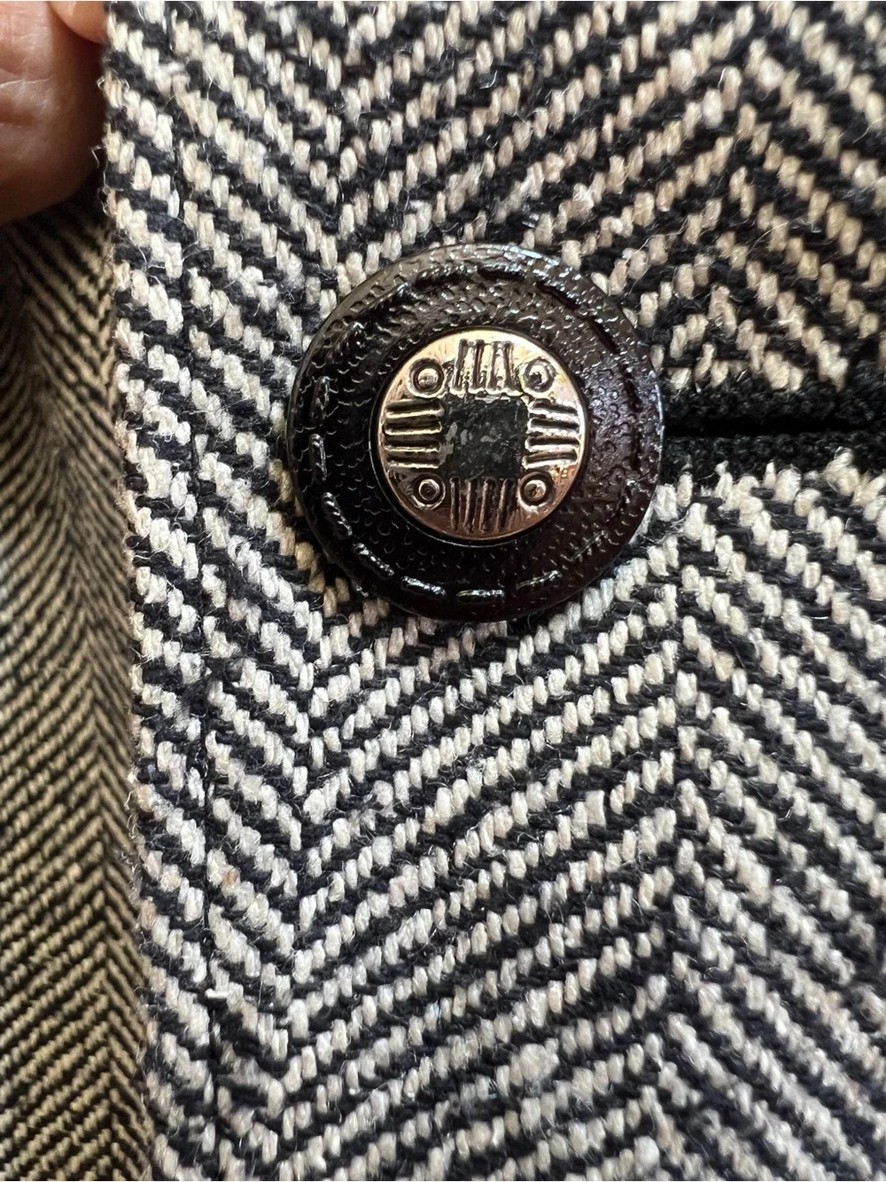 Circle S 40R 100% Silk Western Blazer Herringbone Cowboy Sport Coat Ranchwear